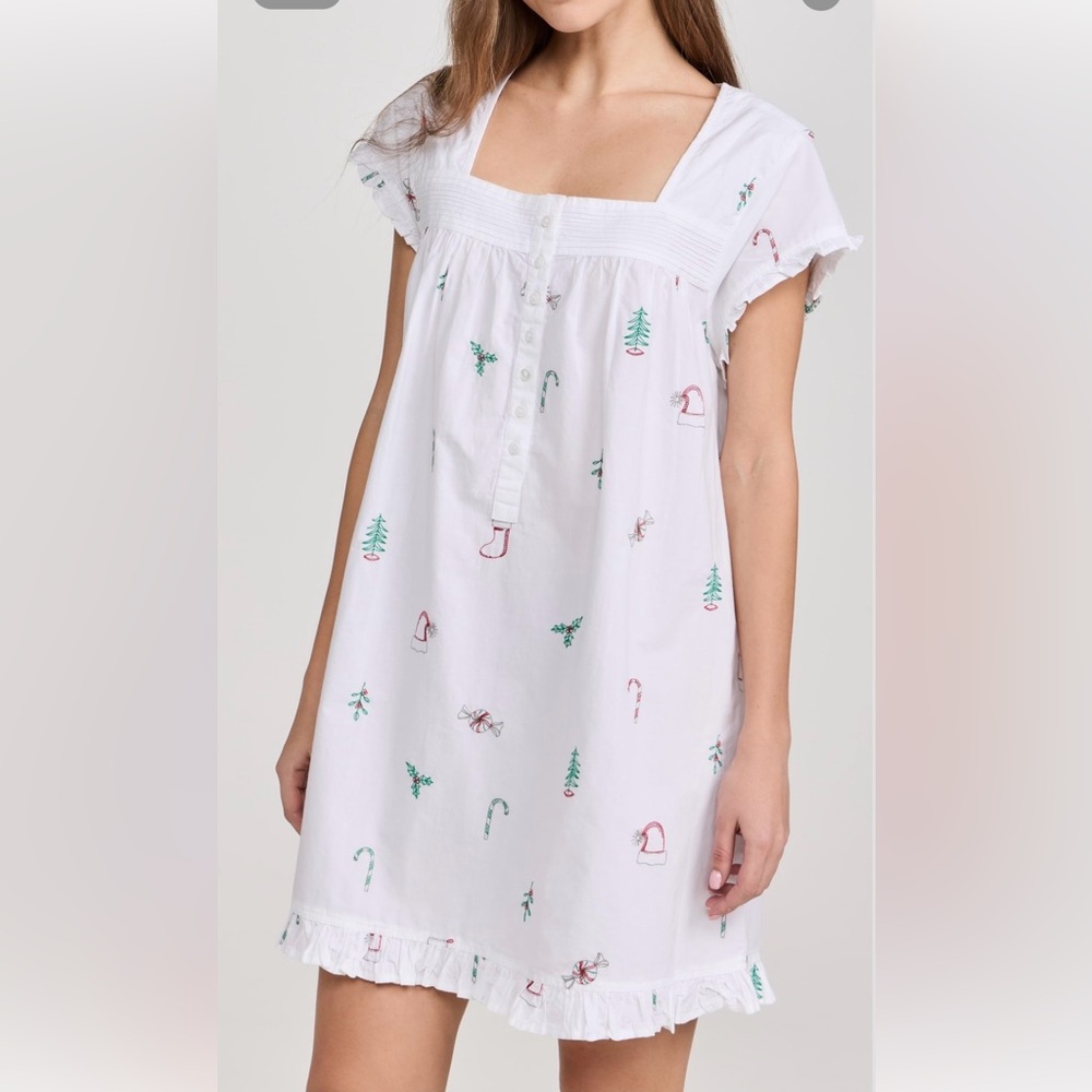 Printfresh Sweet Wishes Embroidered Pintuck Nightgown